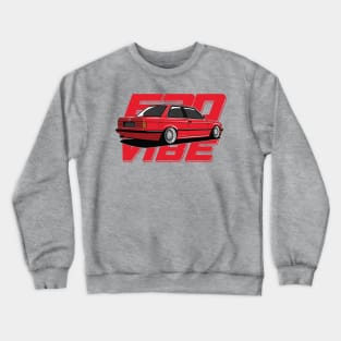 Stance BMW E30 in Red Crewneck Sweatshirt